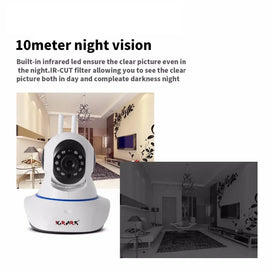 Techme HD 720P IP Camera Wi-Fi CCTV Cam with QR Code Awesome Imports
