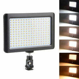 Techme PAD192 3200-6000k LED  Continous Light Panel for Photo & Video with Camera / Tripod Mount Shopinc