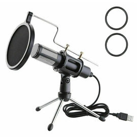 Techme Professional USB Microphone with Stand & Condenser Techme