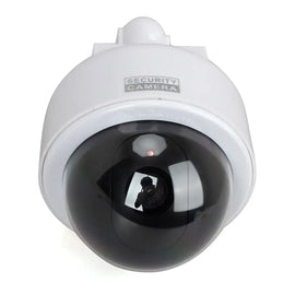 Techme Round Dome Solar Powered Dummy Fake IP Camera Awesome Imports