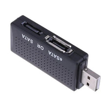 Load image into Gallery viewer, Techme USB to eSATA SATA Serial ATA Bridge Dual Port Adapter Converter Techme