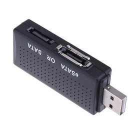 Techme USB to eSATA SATA Serial ATA Bridge Dual Port Adapter Converter Techme