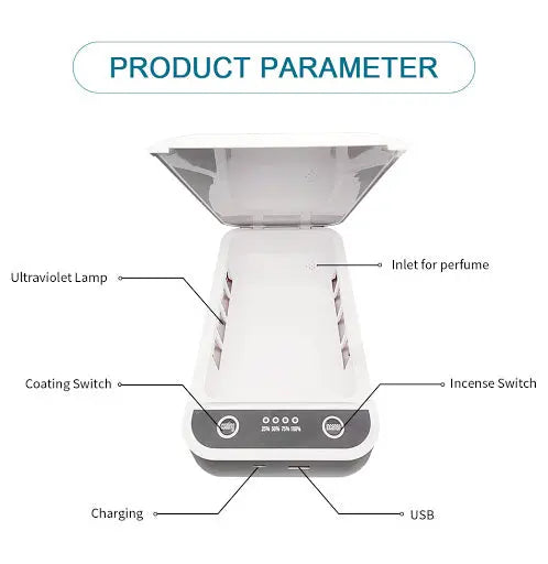 Techme Ultraviolet UV Sterilization & Aroma Control Disinfection Box Awesome Imports