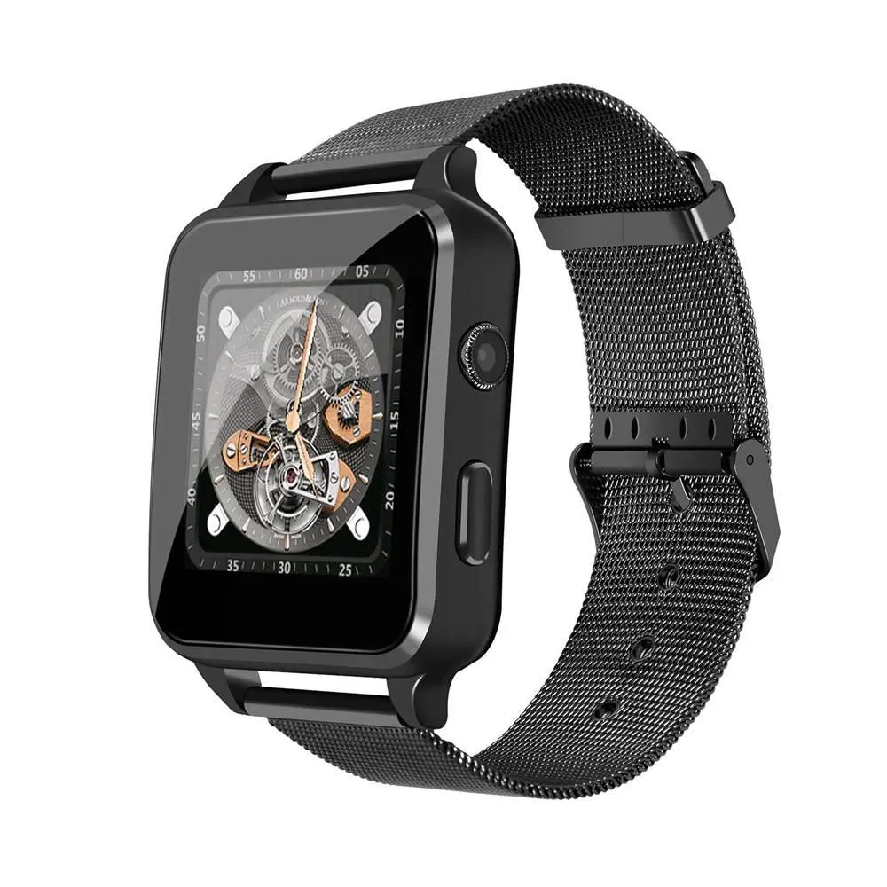 Techme X8 GSM Smart Watch compatible with Android or IOS – Black Techme