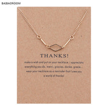 Load image into Gallery viewer, Thanks Giving Friendship Necklace