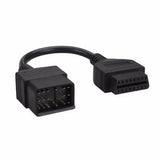 Toyota 17 Pin Male to Female 16 Pin OBD2 Diagnostic Adapter