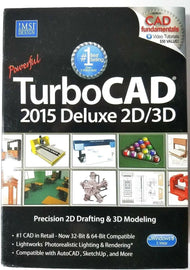 TurboCAD 2015 Deluxe 2D/3D Awesome Imports