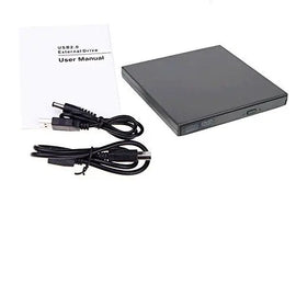 USB 2.0 External Combo DVD Reader CD Writer - Black Awesome Imports
