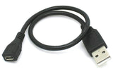 Techme Male USB to Female Mirco USB Cable