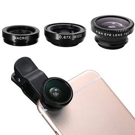 Universal 3-in-1 Cell Phone Camera Lens Kit - Awesome Imports - 1