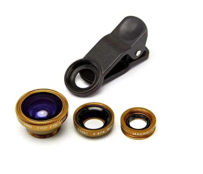 Universal 3-in-1 Cell Phone Camera Lens Kit Awesome Imports