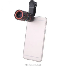 Universal 8x Zoom Telescope Camera Lens with Clip for Smartphone & Tablets - Awesome Imports - 2