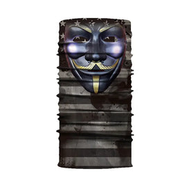 V for Vendetta Gold Motorcycle Neck Warmer Balaclava Scarf Shopinc