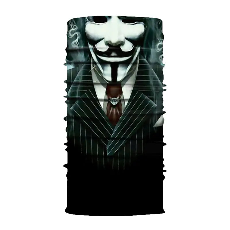 V for Vendetta Suit Motorcycle Neck Warmer Balaclava Scarf Shopinc