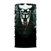 Load image into Gallery viewer, V for Vendetta Suit Motorcycle Neck Warmer Balaclava Scarf Shopinc