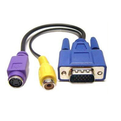 VGA to TV RCA/ S-Video Adapter - Awesome Imports