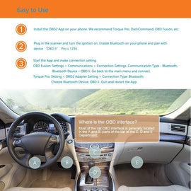 Veepeak Mini Bluetooth OBD2 Scanner for Android & Windows Awesome Imports