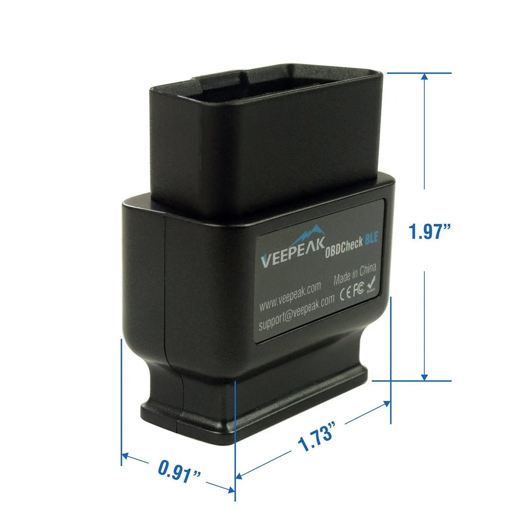 Veepeak OBDCheck BLE Bluetooth OBD2 Scanner for iOS & Android Awesome Imports