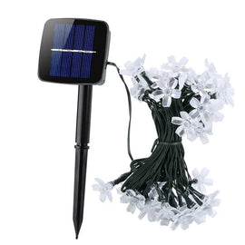 White 5m 50 LED Solar Power Fairy Light Outdoor Awesome Imports