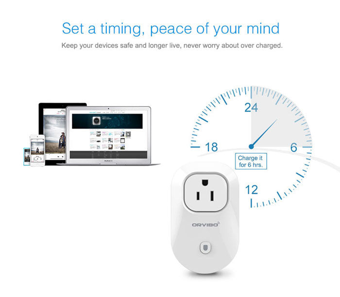 ORVIBO WiWo-S20 Wi-Fi Smart Home Remote Control Timer Plug - Awesome Imports - 4