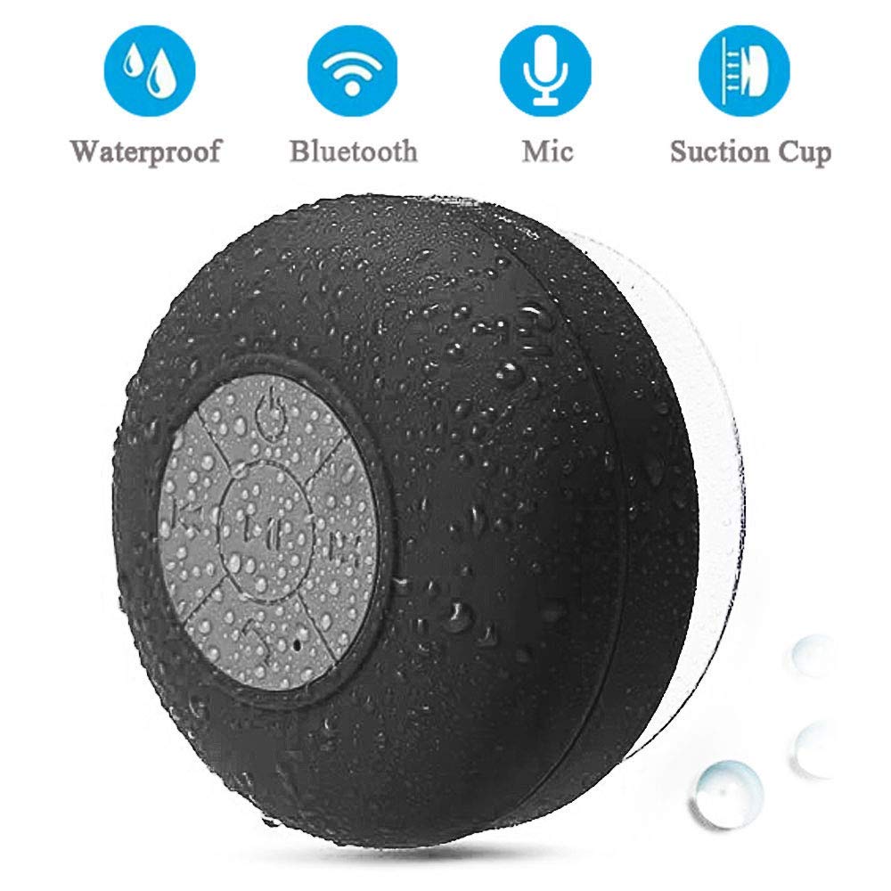 Bonbon Water-Resistant Bluetooth Shower Portable  Speaker - Open Box