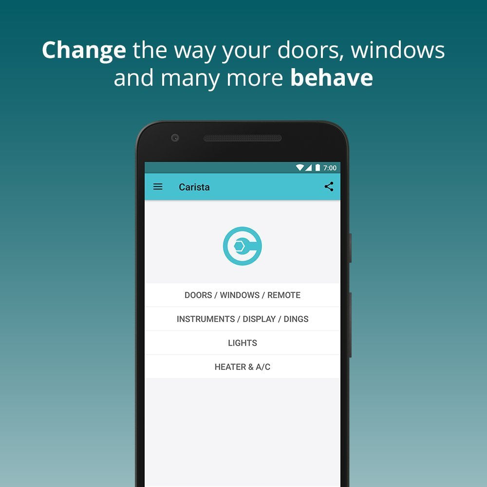 Carista OBD2 Bluetooth Adapter for iOS and Android: Diagnose, Customize and Service, dealer level