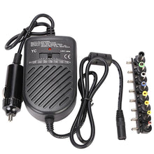 Load image into Gallery viewer, Techme Universal 80W Laptop Car Charger Adapter with 8 Detachable Plugs