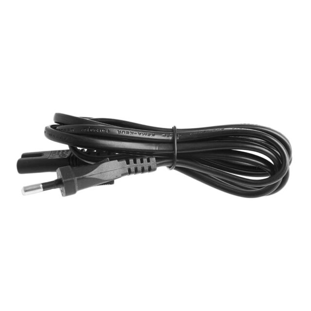 Figure-8 (C7/C8) to EU 2 Pin Power Cord Cable