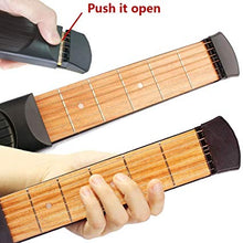 Load image into Gallery viewer, Techme Portable Guitar Practice/ Trainer Instrument 6-Fret Chord