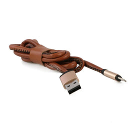 iBesky 1m Leather Type-C Charging Cable Shopinc