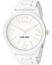 Load image into Gallery viewer, Nine West Women&#39;s NW/1678WTWT Matte White Rubberized Bracelet Watch - Awesome Imports - 2