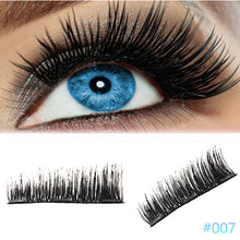 Load image into Gallery viewer, 4Pcs Ultra-thin 0.2mm Magnetic Eye Lashes 3D Reusable False Magnet Eyelash