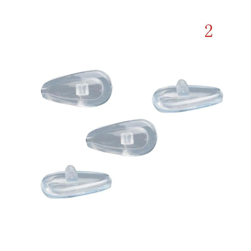 20 Pairs Vision Care Silicone Eyeglass Sunglass Glasses Nose Pads On Nose Pad Massage Health Care