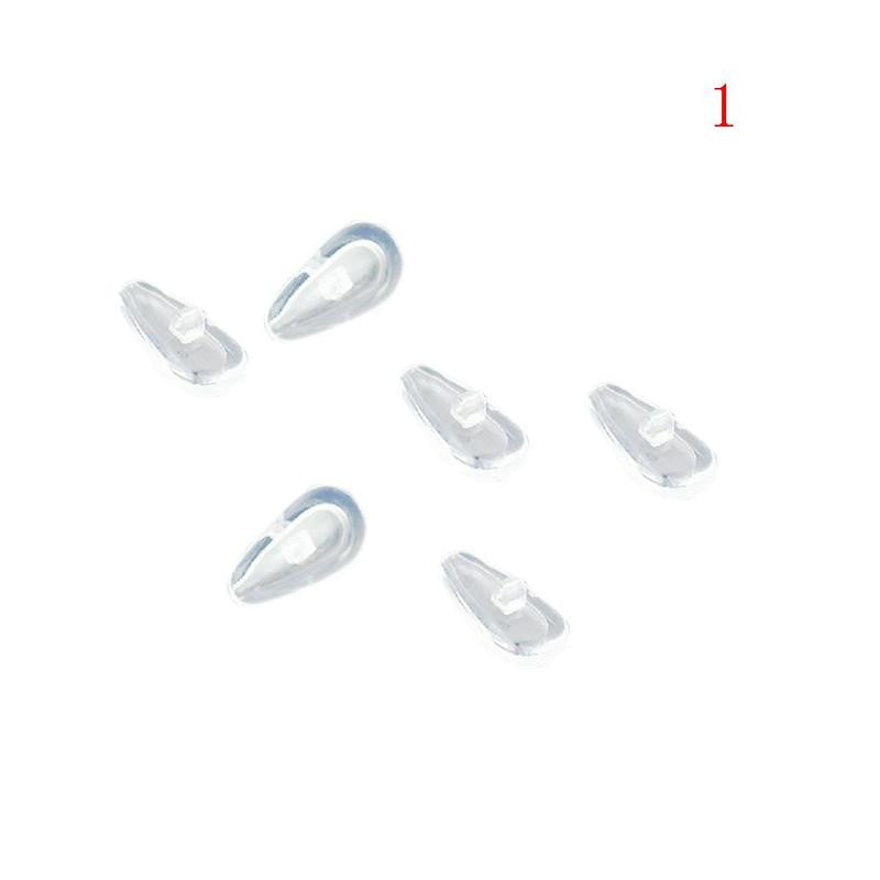 20 Pairs Vision Care Silicone Eyeglass Sunglass Glasses Nose Pads On Nose Pad Massage Health Care