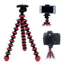 Load image into Gallery viewer, Universal Flexible Spider Tripod for Smartphone - Black &amp; Red