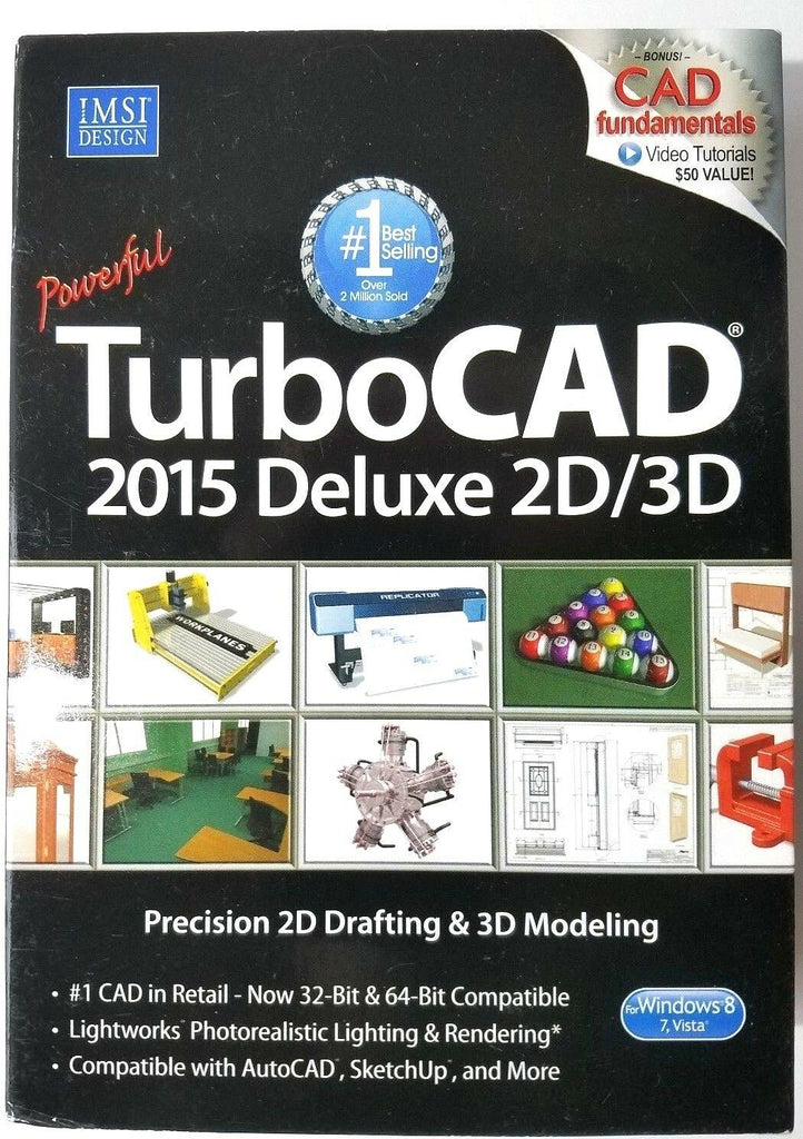 TurboCAD 2015 Deluxe 2D/3D