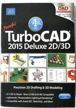 Load image into Gallery viewer, TurboCAD 2015 Deluxe 2D/3D