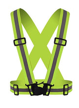 Load image into Gallery viewer, Motolab High Visibilty Motorcycle / 4X4 Reflective Vest - Lumo Green