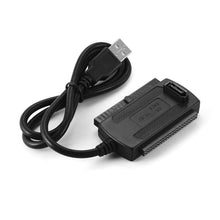 Load image into Gallery viewer, Techme USB 2.0 To IDE &amp; USB To SATA SATA/IDE Converter Adaptor Cable