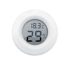 Load image into Gallery viewer, Techme SR White Humidity Meter Temperature Thermometer Hygrometer LCD