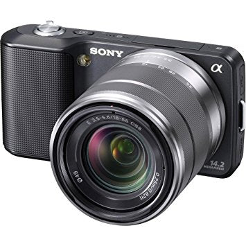 SONY NEX-3 14.2MP with 16mm f2.8 Lens Optical Steady Shot Camera with bag - USED