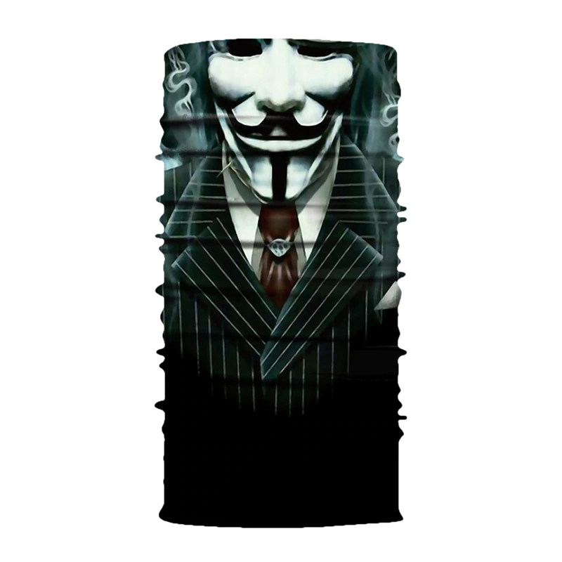 V for Vendetta Suit Motorcycle Neck Warmer Balaclava Scarf