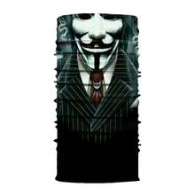 Load image into Gallery viewer, V for Vendetta Suit Motorcycle Neck Warmer Balaclava Scarf