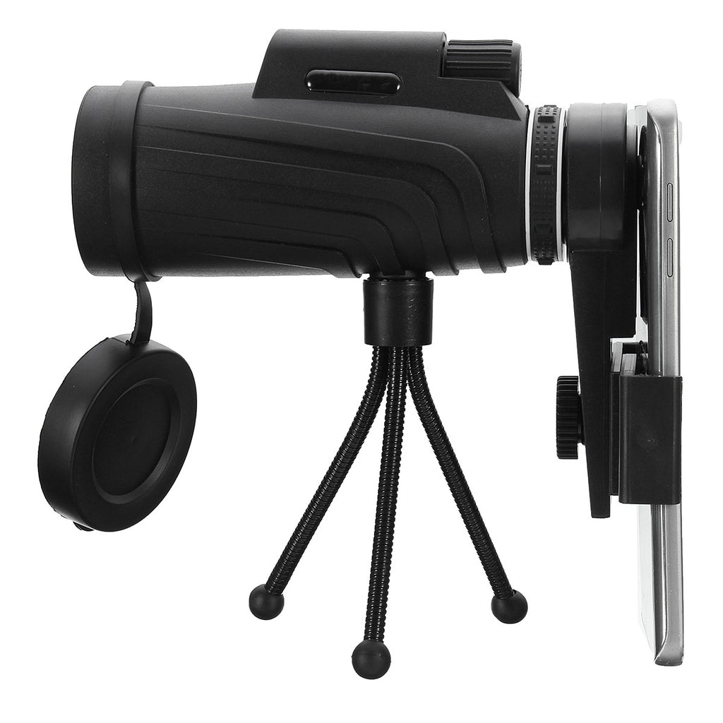 Techme 35x50 Zoom Monocular Lens for Mobile Phone with Mount & Tripod